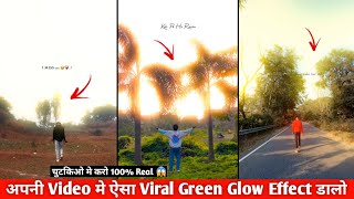 Instagram Viral Soft Green Glow Effect Kaisa Dalen | Trending Glow Effect Reel Video Editing screenshot 3
