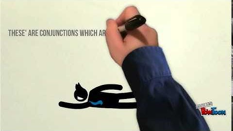 CONJUNCTIONS AND, BUT, HOWEVER, THOUGH