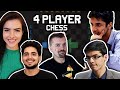 4 PLAYER CHESS ft. Samay Raina, Agadmator, GM Anish Giri and GM Vidit Gujrathi