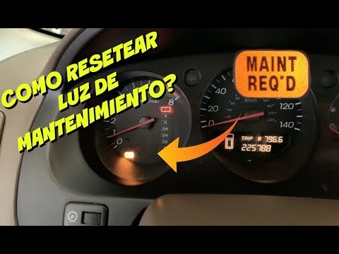 Como Resetear La Luz De Mantenimento Requerido / MAINT REQD - Acura MDX / Honda