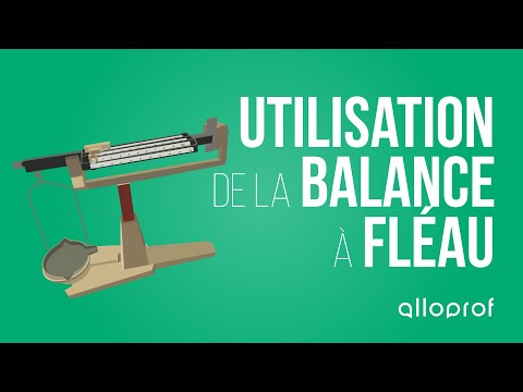 Vidéo: Quelle est la plus grande masse qu'une balance à triple fléau puisse mesurer ?