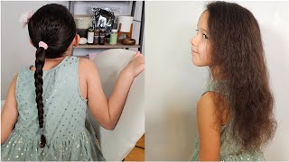 Curly Hair Monthly Wash &amp; Style Routine For Little Girls!