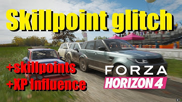 Forza Horizon 4 Skillpoints glitch farm (also XP/Influence)