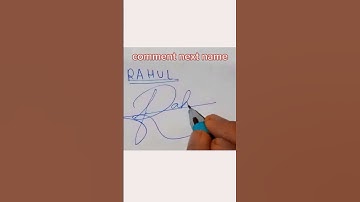 Rahul Name Signature #Brand_style #shorts #viral #trending #trendingsong #signature #rahul