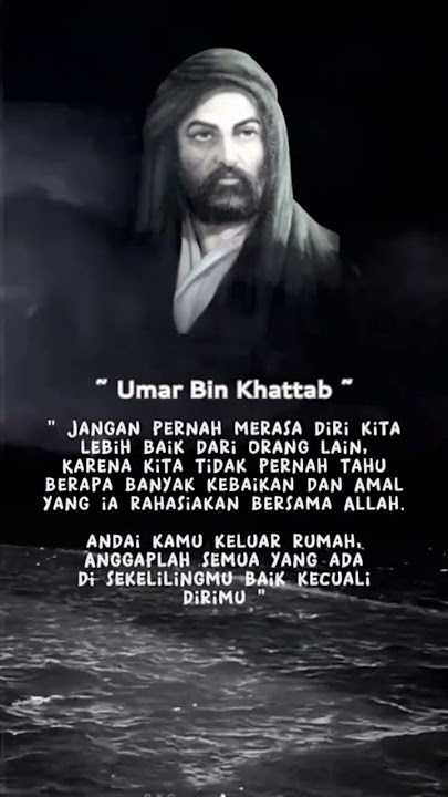 nasehat Umar bin Khattab #sahabatnabi #umarbinkhatab