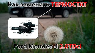 Как заменить термостат на Ford Mondeo 4 2.0Tdci
