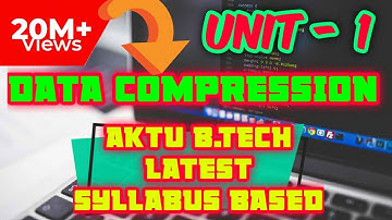 Data compression (Lecture - 5) Types of models and coding