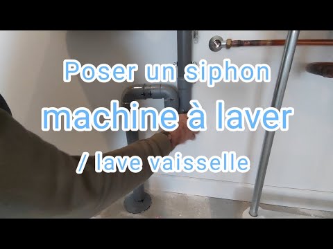 Siphon machine à laver