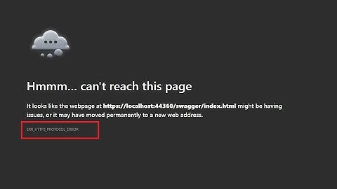 How to fix Localhost ERR_HTTP2_PROTOCOL_ERROR in Windows 11