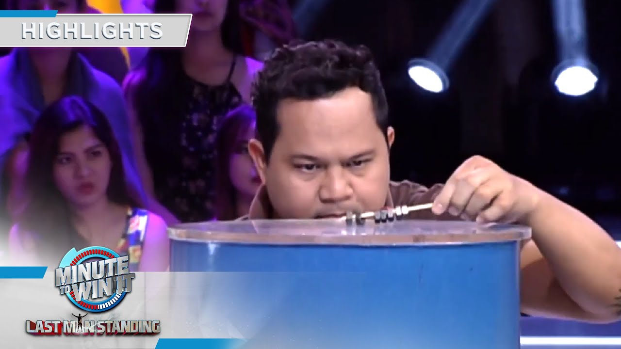 Nutstacker Bayani fails to pass the level 4 game | The Nutstacker | Minute To Win ...