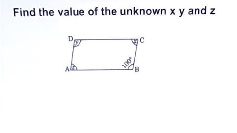 How to Find the Unknown Angles of a Parallelogram / Find the angle in a Parallelogram / class 8 math