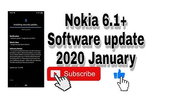 Nokia 6.1 plus January 2020 security patch update and Android 10 improve || by Srinu Telugu TechNews
