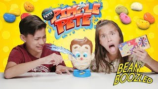 PIMPLE POPPING CHALLENGE!!! Pimple Pete with Bean Boozled!