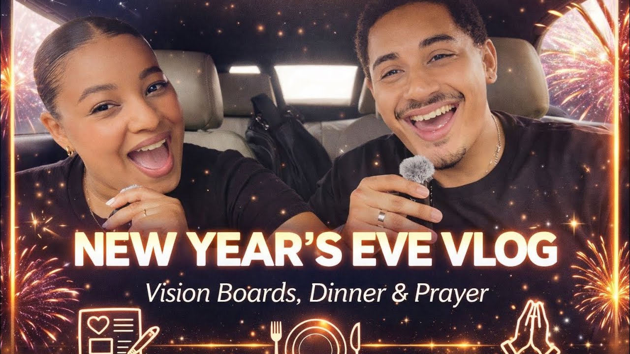 NEW YEAR’S EVE VLOG | Prayer, Vision Board & Cozy Dinner at Home - YouTube