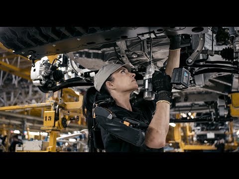 Nissan Spain pioneering exoskeleton project for production lines