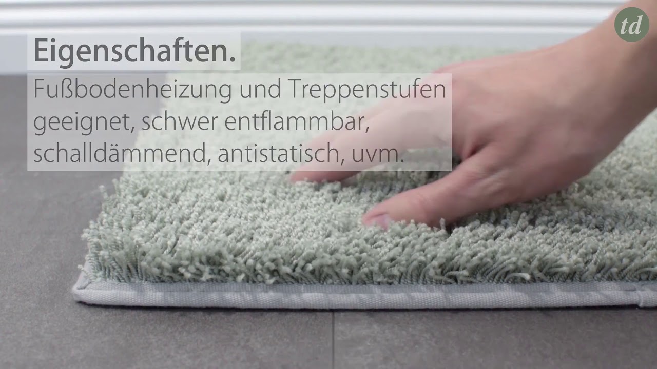 Produktvideo Joka Teppich Bella Shag Paspelteppich Wunschmass
