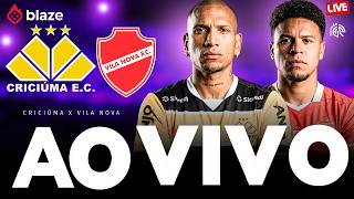 🔴 CRICIÚMA X VILA NOVA | AO VIVO | SÉRIE B | JOGO AO VIVO COM IMAGENS DIRETO DO HERIBERTO HÜLSE