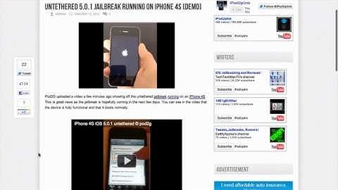iPhone 4S Untethered Jailbreak Demoed On Video - Release Imminent