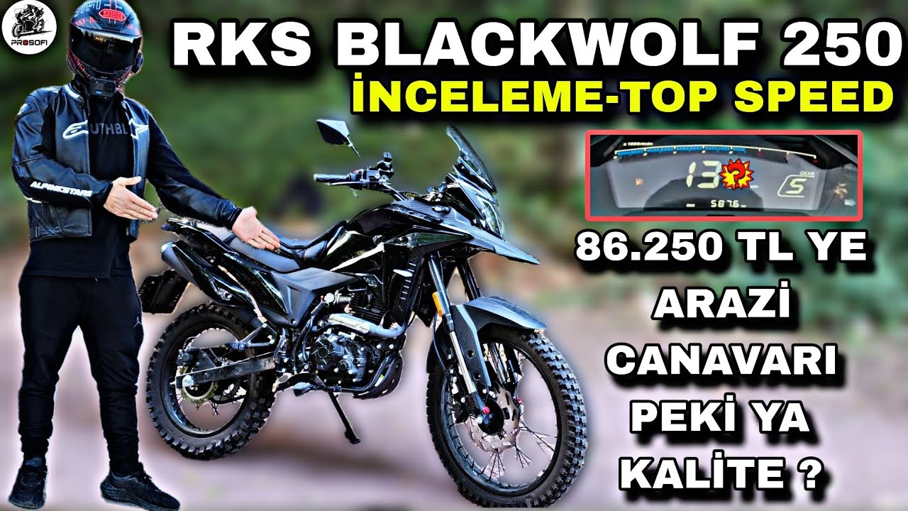 86.000 TL !.. RKS BLACKWOLF 250 İNCELEME VE TOP SPEED & ARTILARI KADAR EKSİLERİ DE VAR.. ALINIR MI ?