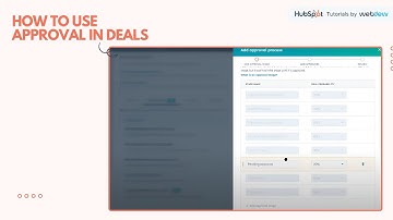 How to Use Approval in Deals