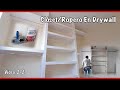 CÓMO HACER UN 🅲🅻🅾🆂🅴🆃 | HÁZLO TU MISMO EN DRYWALL | TRATAMIENTO DE JUNTAS | REMODELACIÓN