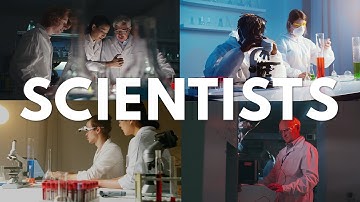 Scientists Stock Footage | Looking Through Microscope | 4K Free Stock Videos | Copyright Free Videos