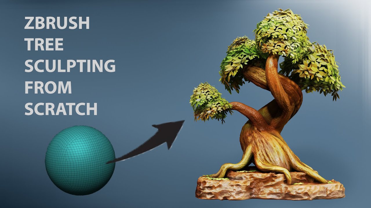 zbrush creating a tree