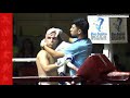 Elbow cracks skull in muay thai fight
