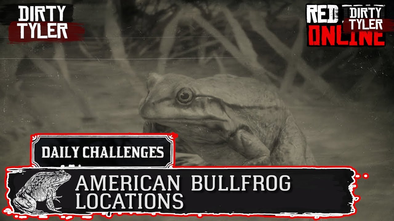 American Bullfrog Locations Red Dead Online (RDR2) American Bullfrog