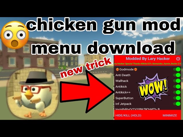 2 NEW!😱 Chicken Gun MOD MENU, 100% Real