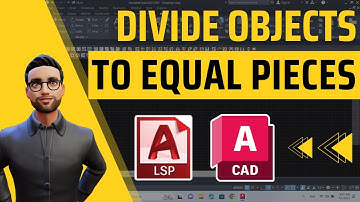 How to divide objects to equal pieces and convert them to Polyline in AutoCAD using an AutoCAD Lisp