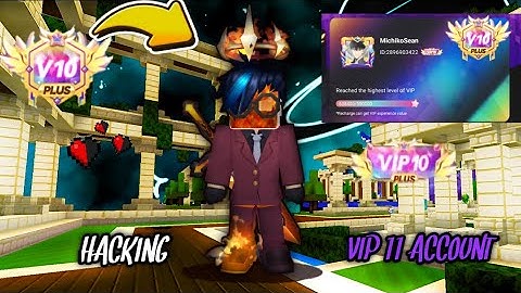 Hacking a vip 10+ Account || Blockman GO Bedwars ||