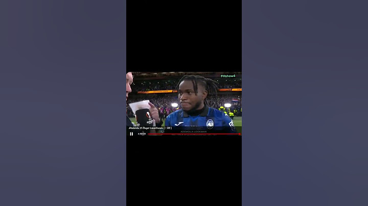 Ademola Lookman hatrick  interview after the Europa final 2024 #atlanta #ademolalookman #football