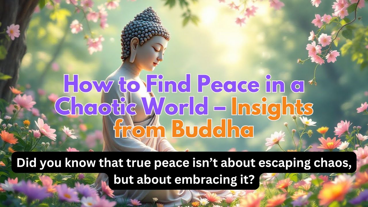 How to Find Peace in a Chaotic World – Insights from Buddha - YouTube