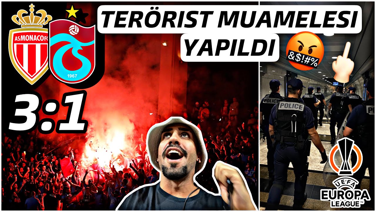 Monaco vs Trabzonspor - Stadyum Vlog | Türk taraftarlarına terörist muamelesi 🤬
