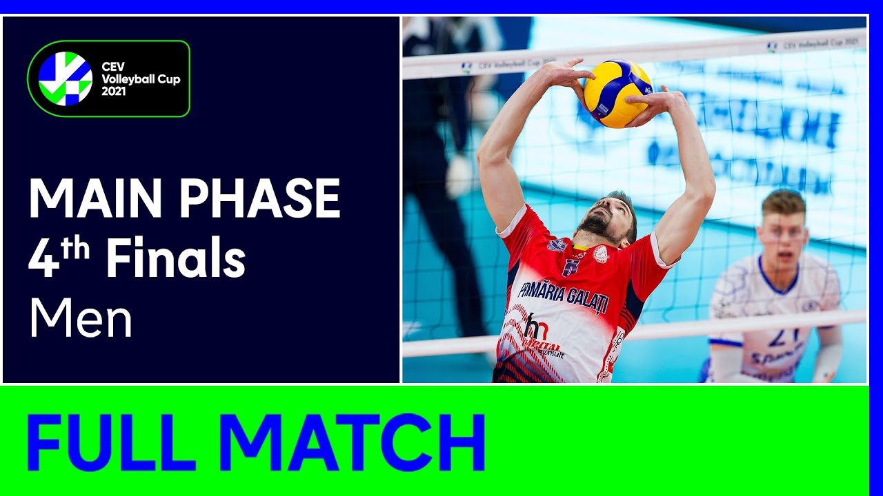 C.S.M. Arcada GALATI vs. Dinamo MOSCOW - CEV Volleyball Cup 2021 Men 4th Finals