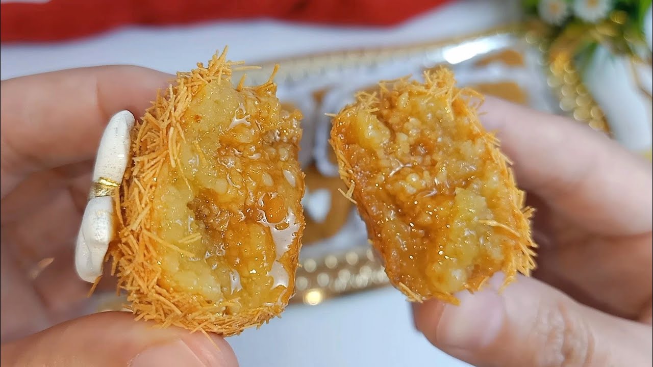 نوضي ليه ليه جربي هاد الوصفة قنبلة فالبنة 💣😁 مقروط لقطايف مرمل و معسل للقلب ذوق ولا في الأحلام