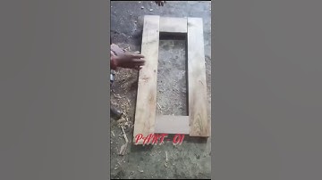 DIY wooden window panel making process || Window frame || PART-01|| #making #makingvideos #window
