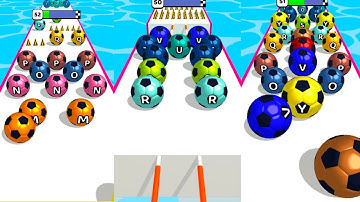 AZ Run - 2048 ABC Runner ​- All Levels Gameplay Android Levels Part 11