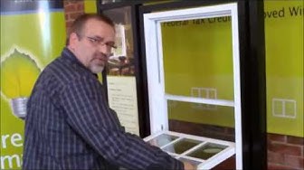 How to remove sash glass from a Vinyl Replacement Double Hung or Single Hung Window