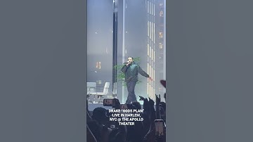 Thumbnail of DRAKE “GODS PLAN” LIVE IN HARLEM, NYC @ THE APOLLO THEATER