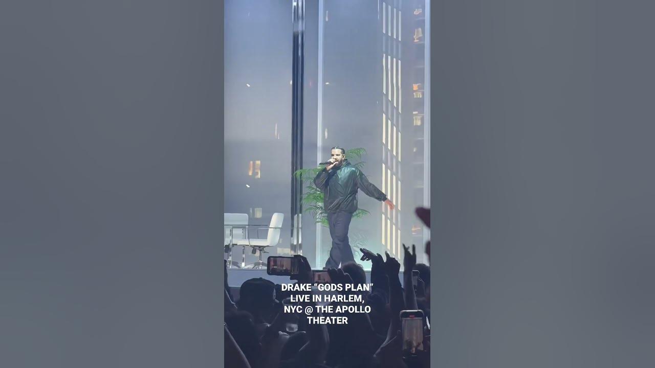 DRAKE “GODS PLAN” LIVE IN HARLEM, NYC @ THE APOLLO THEATER