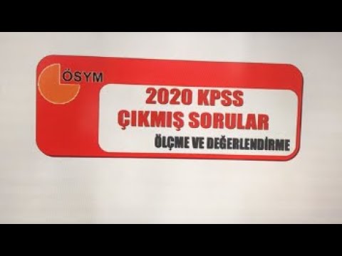 2020 KPSS LME ve DEERLENDRME IKMI SORULAR