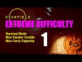 Starfield walkthrough extreme difficulty  part 1 your mother plays starfield