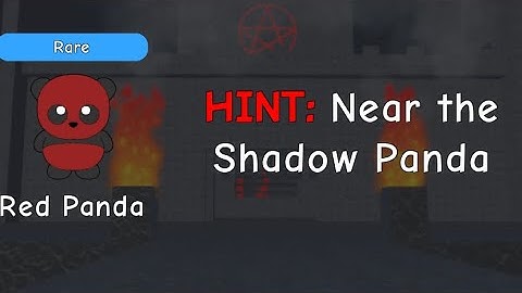 How To Get The “Red Panda” | Find The Pandas #roblox #panda