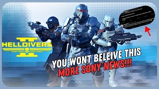 HELLDIVERS 2 CEO Drops Major News, Sony Update #helldivers2 #pcgaming #news #sony #playstation