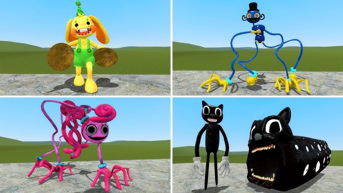 PLAYING AS ALL POPPY PLAYTIME CHAPTER 2 CHARACTERS In Garry's Mod (Mommy  Long Legs, PJ Pug-A-Pillar) - BiliBili