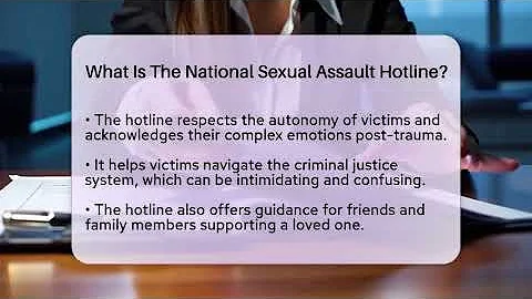 What Is The National Sexual Assault Hotline? - True Crime Lovers