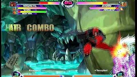 MvC2 Online (360): Brett (MSI) vs TeezyBoi (MSP) 14 .:10.20.09:.