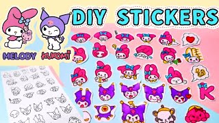 DIY Cute stiker/ How to make stickers at home / Handmade stiker / Membuat stiker di rumah